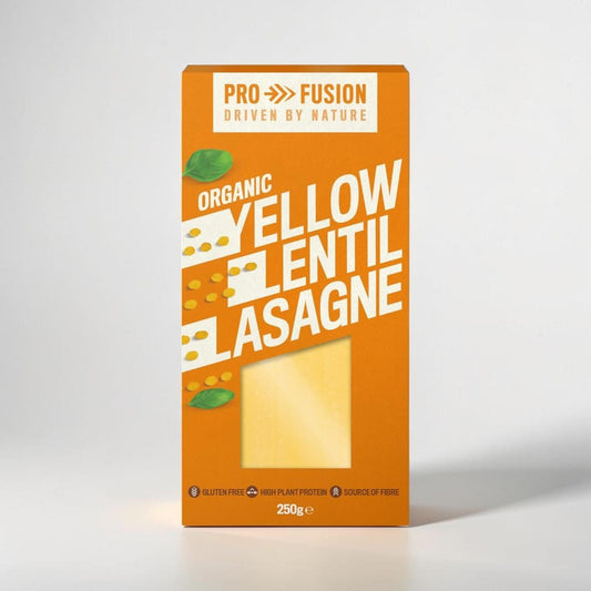 Organic Yellow Lentil Lasagne Sheet 250g by Profusion