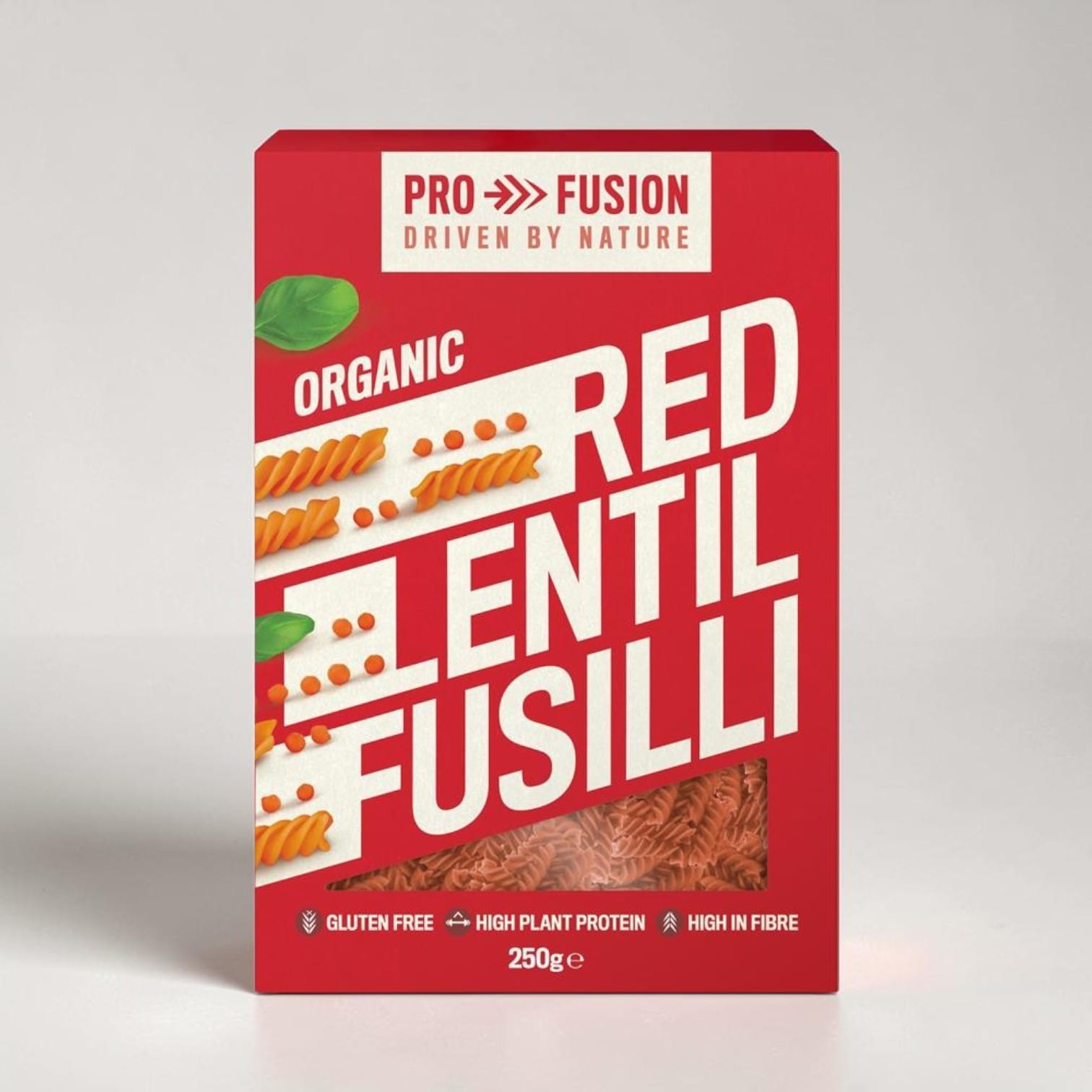 Organic Red Lentil Fusilli 250g by Profusion