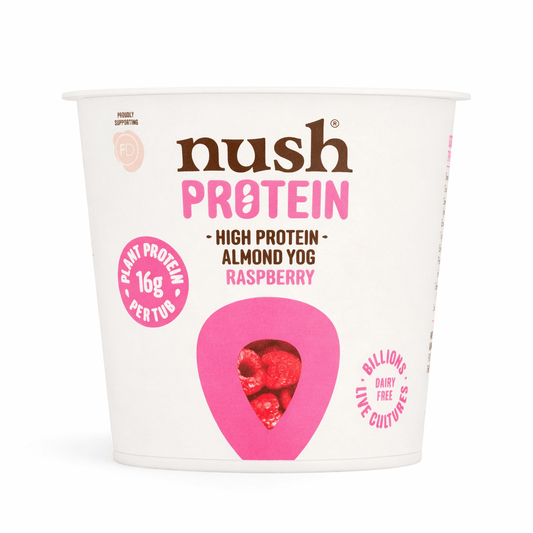 Protein Raspberry Almond M*lk Yog 350g by Nush