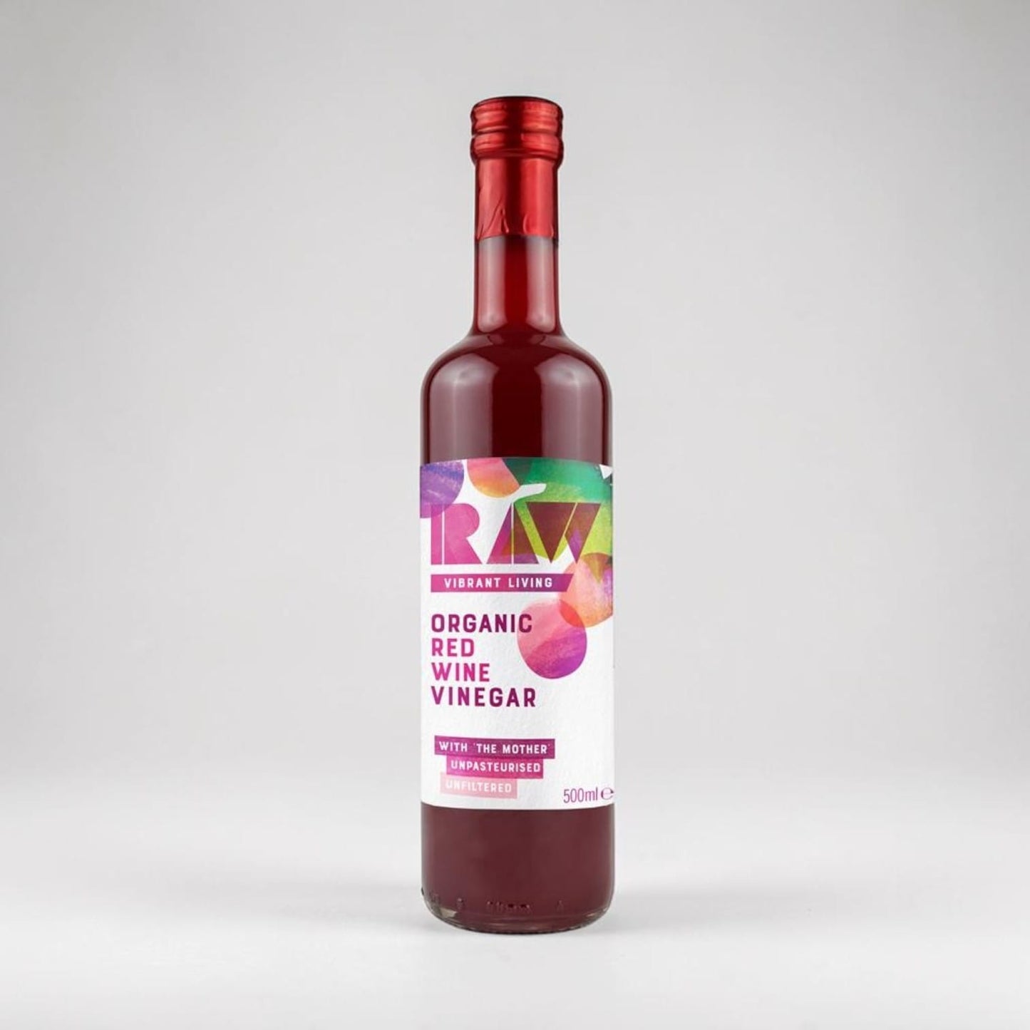 Red Wine Vinegar with the Mother Organic 500g by Raw Health