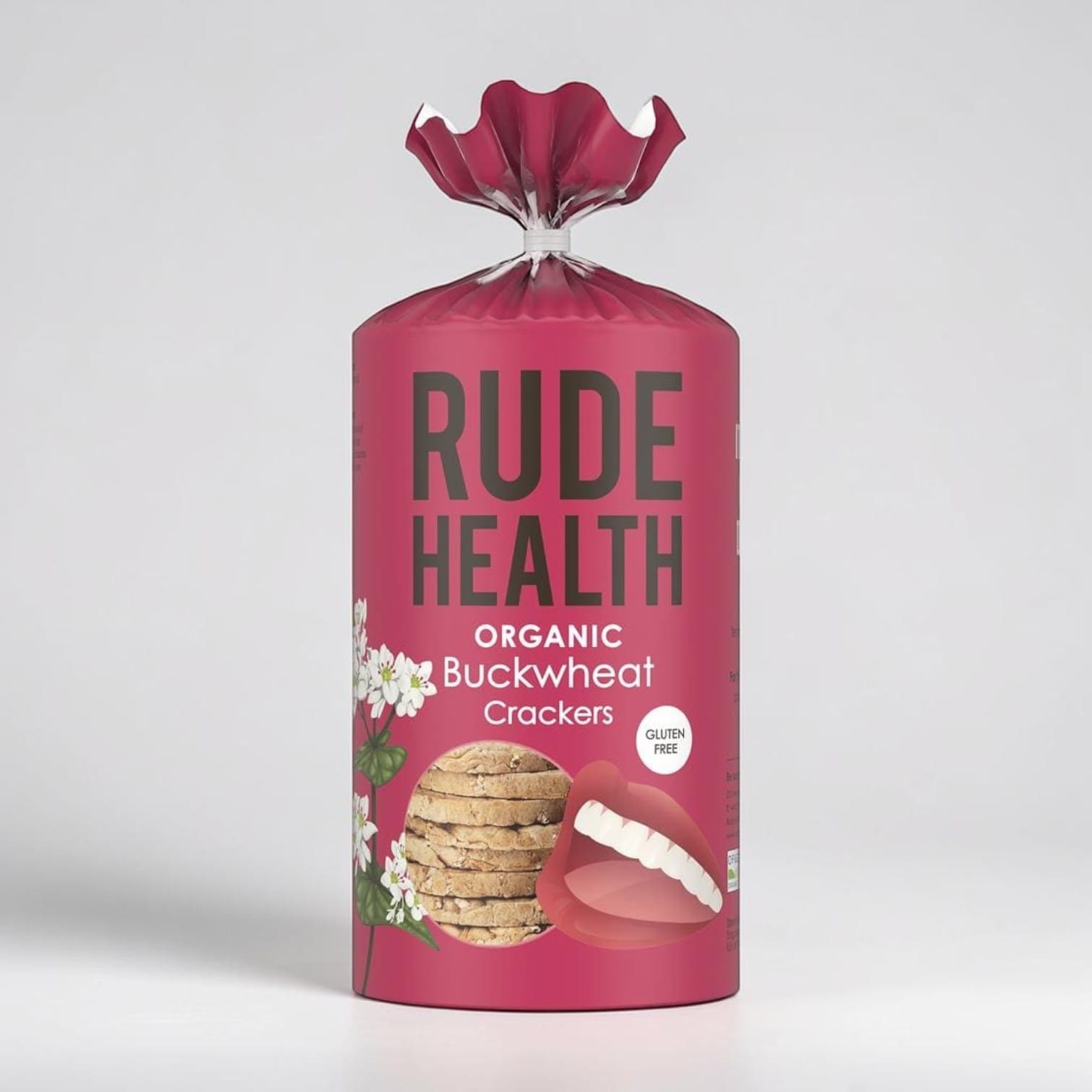 Organic Buckwheat Crackers 100g by Rude Health