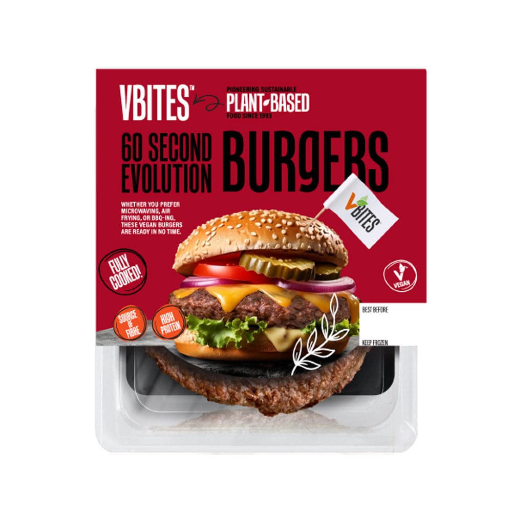 60 Second Evolution Burgers 226g by VBites