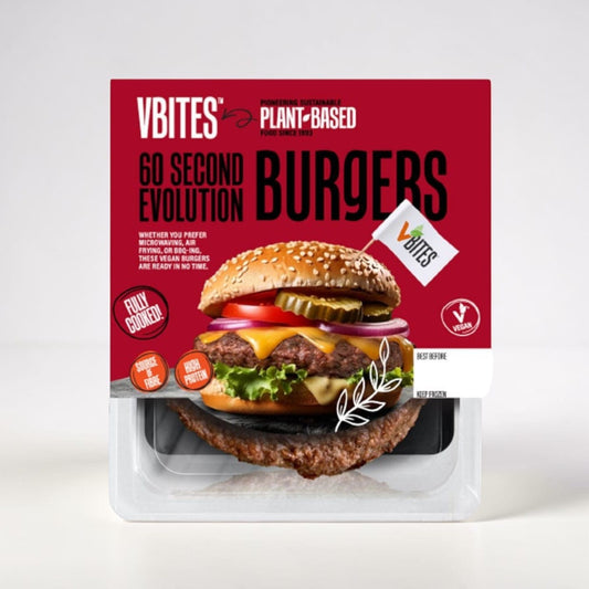 60 Second Evolution Burgers 226g by VBites
