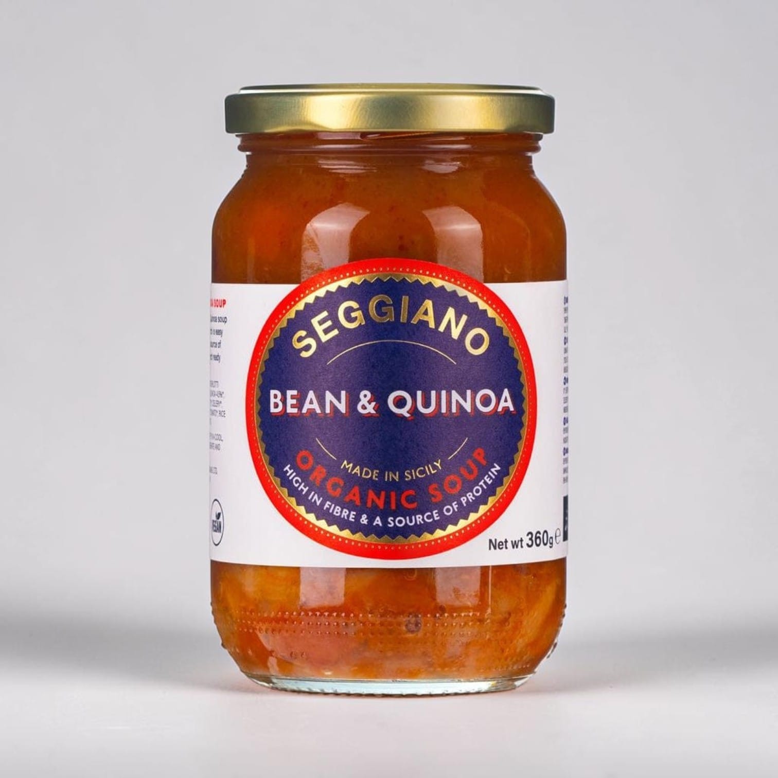 Organic Bean & Quinoa Soup by Seggiano