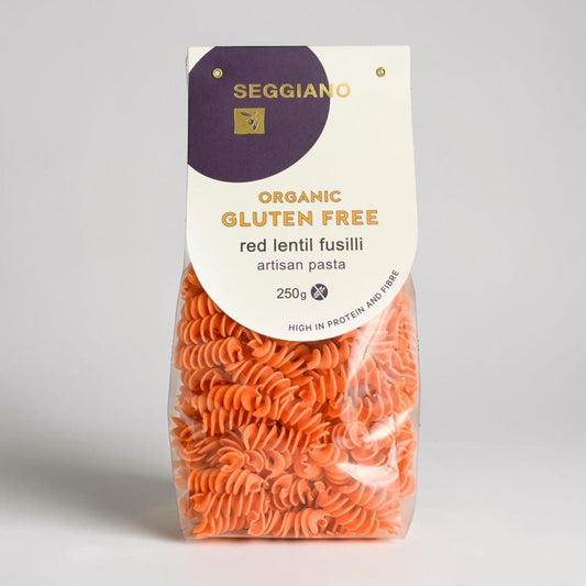 Organic Red Lentil Fusilli 250g by Seggiano