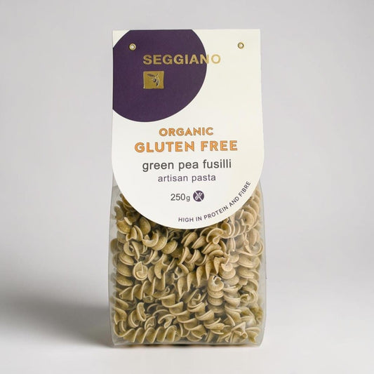 Organic Green Pea Fusilli 250g by Seggiano