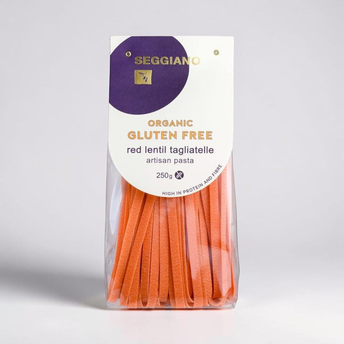 Organic Red Lentil Tagliatelle 250g by Seggiano