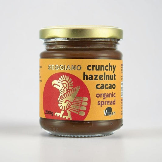Organic Crunchy Hazelnut Cacao Spread 200g by Seggiano