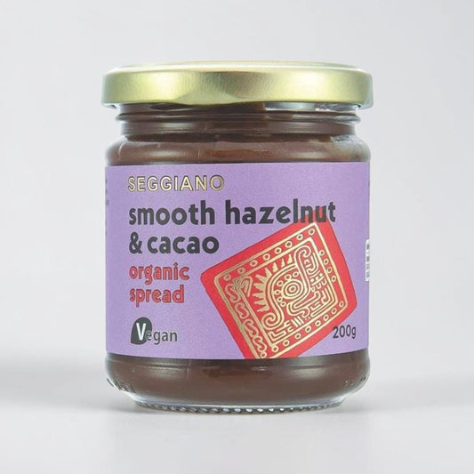 Organic Smooth Hazelnut & Cacao Spread 200g by Seggiano