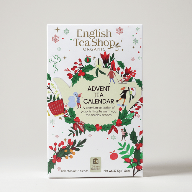 White Christmas Tea Advent Calendar (25 Bags) by English Tea Shop