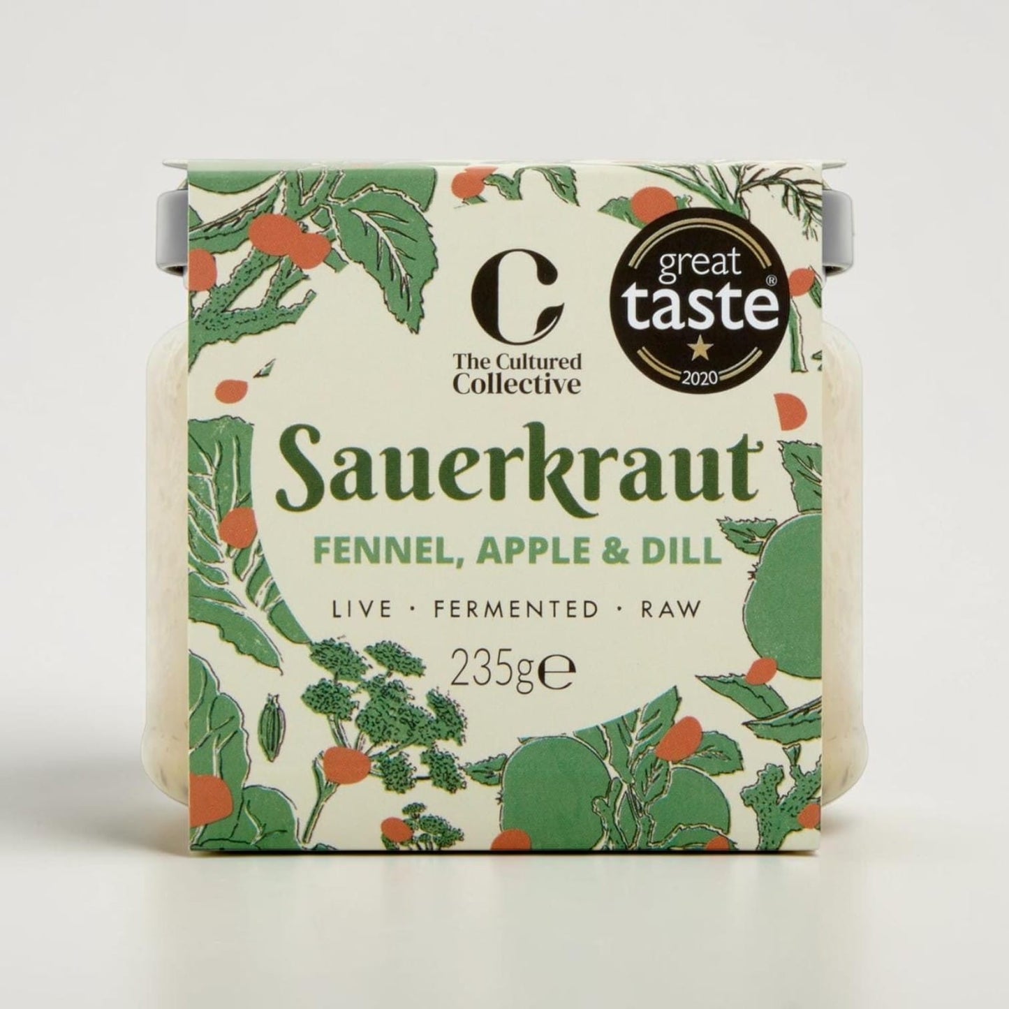 Fennel, Apple & Dill Sauerkraut 235g by The Cultured Collective