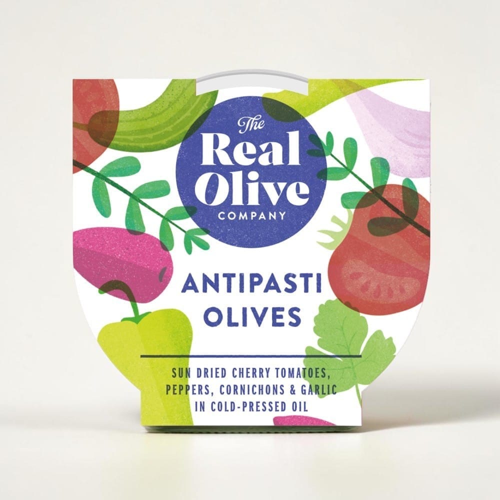 Antipasti & Mixed Olives 160g by The Real Olive Company