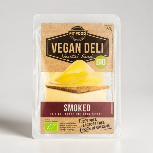 Organic Smoked Slices 160g by Vegan Deli