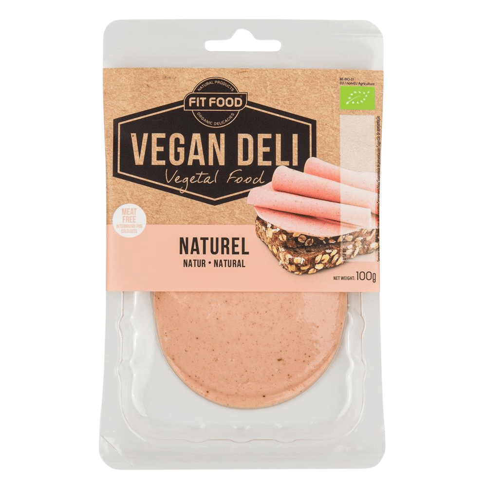 Organic Natural Slices 100g by Vegan Deli