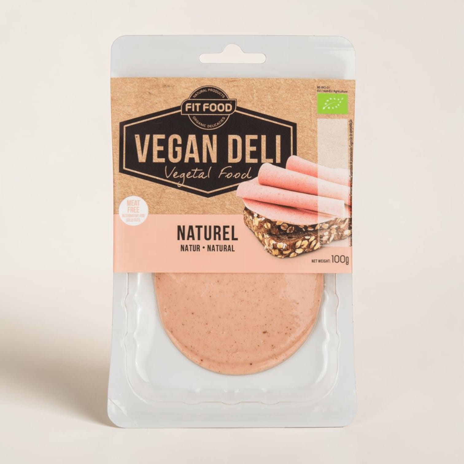 Organic Natural Slices 100g by Vegan Deli