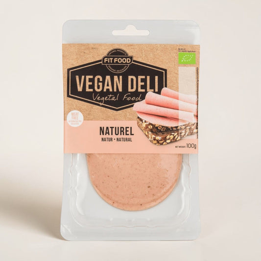 Organic Natural Slices 100g by Vegan Deli