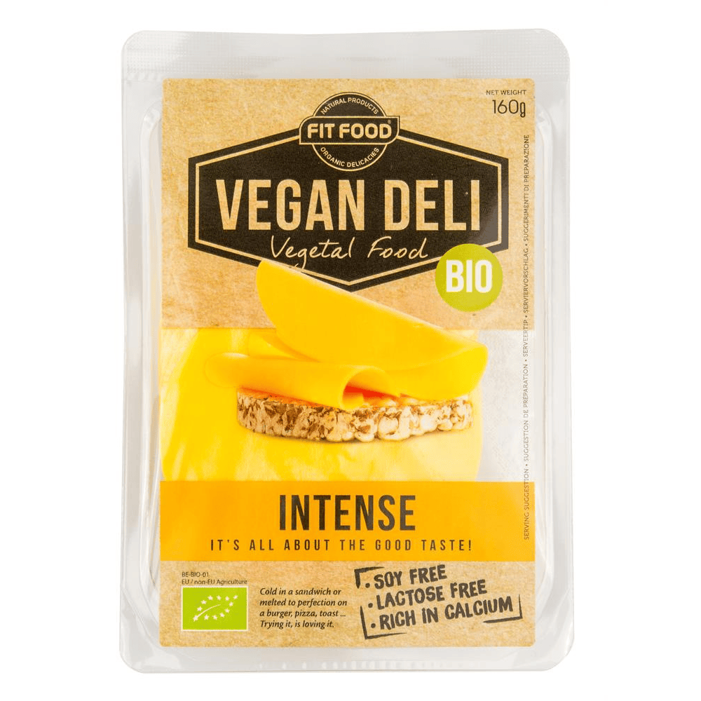 Organic Intense Slices 160g by Vegan Deli