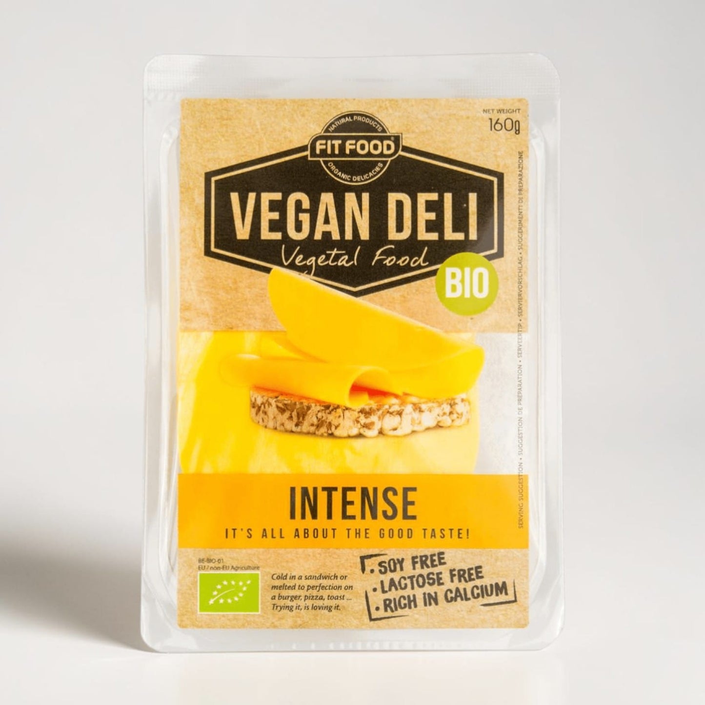 Organic Intense Slices 160g by Vegan Deli