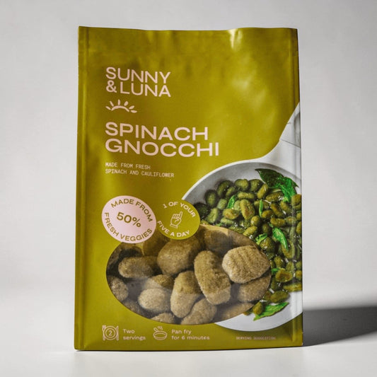 Spinach Gnocchi With Fresh Cauliflower 350g by Sunny & Luna