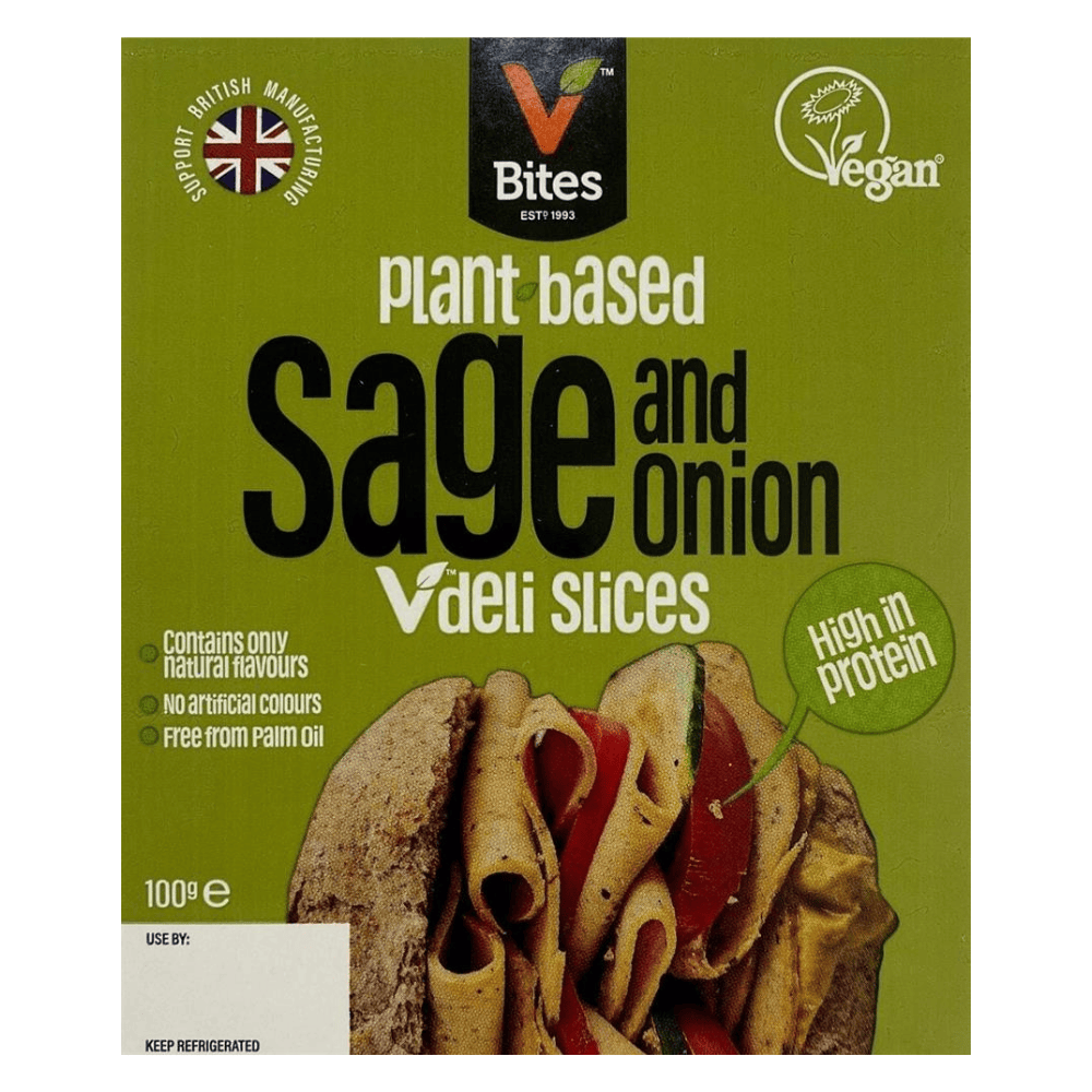 Sage and Onion Slices 100g by VBites
