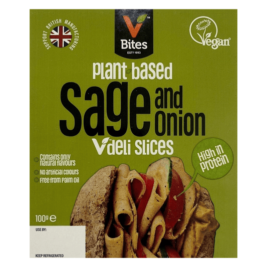 Sage and Onion Slices 100g by VBites