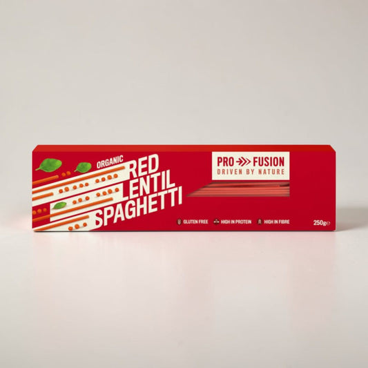Organic Red Lentil Spaghetti 250g by Profusion