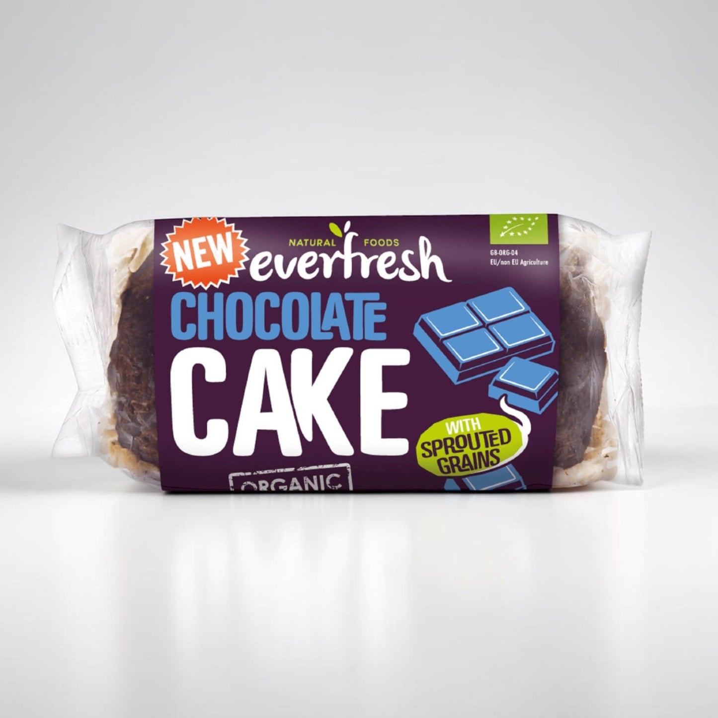 Organic Sprouted Chocolate Cake 350g by Everfresh Natural Foods