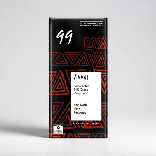 Dark 99% Chocolate Vegan Organic 80g