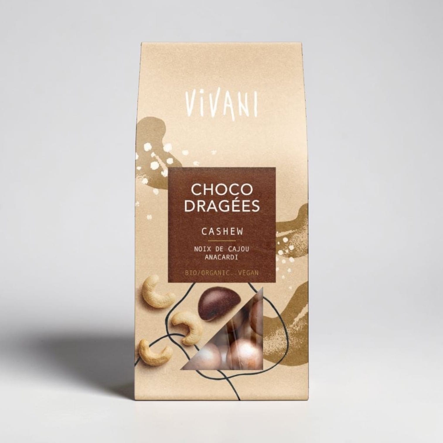 Choco Dragees Cashew by Vivani