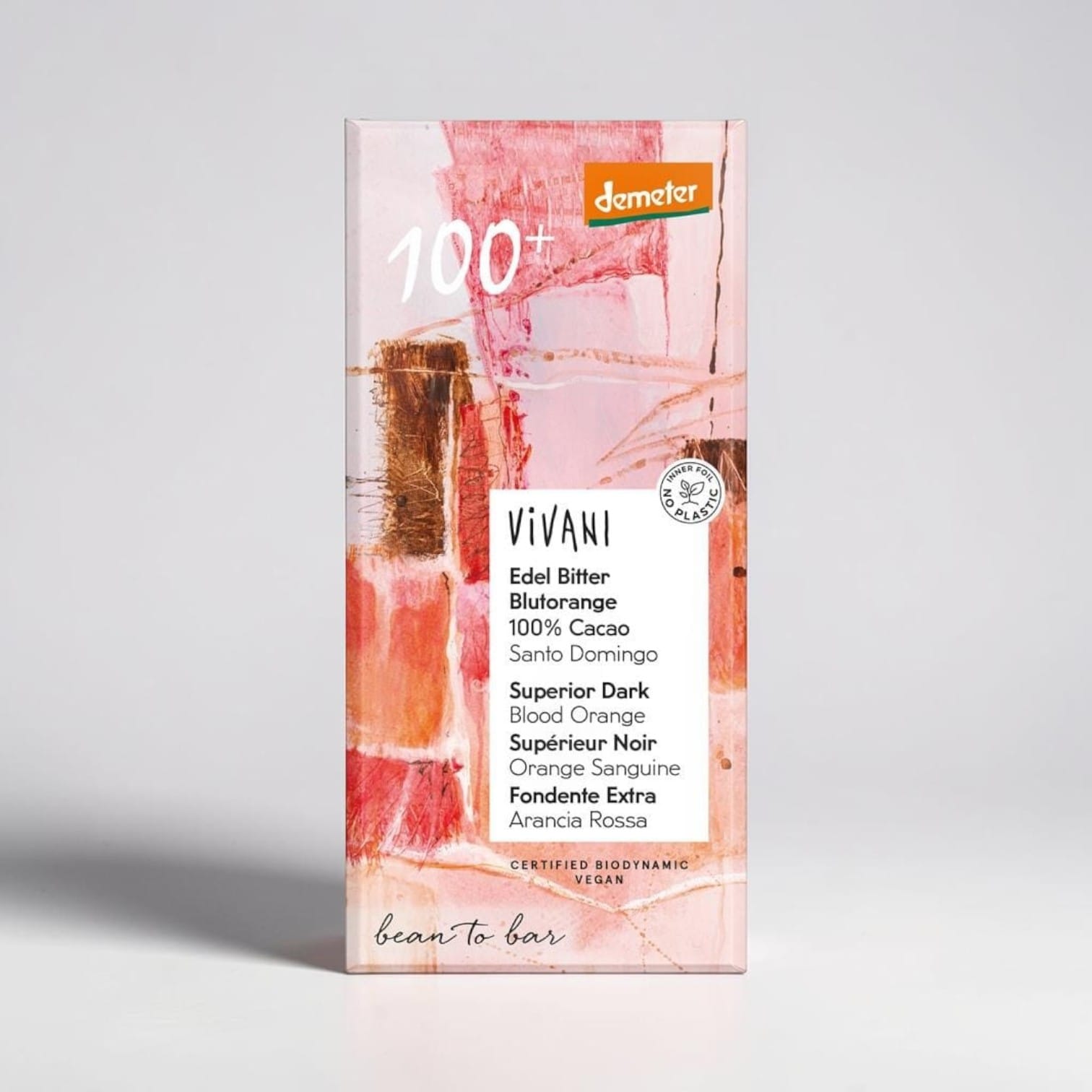 Organic 100% Cocoa Chocolate & Blood Orange by Vivani