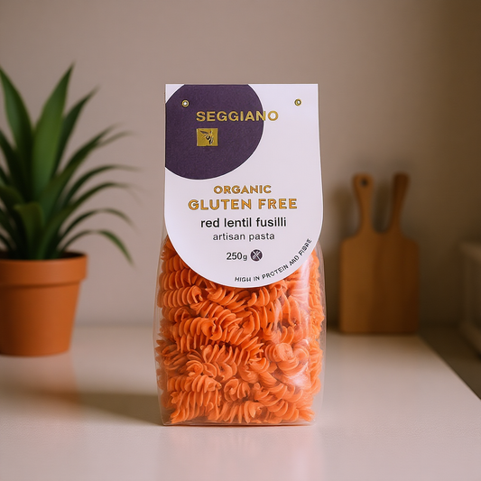 Organic Red Lentil Fusilli