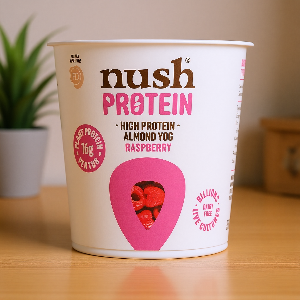Protein Raspberry Almond M*lk Yog