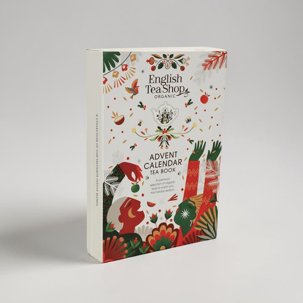 Organic Tea Book Advent Calendar (25 Bags) by English Tea Shop