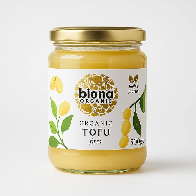 Plain Tofu Organic in Jars 500g