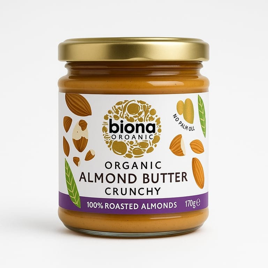 Organic Almond Butter Crunchy 170g
