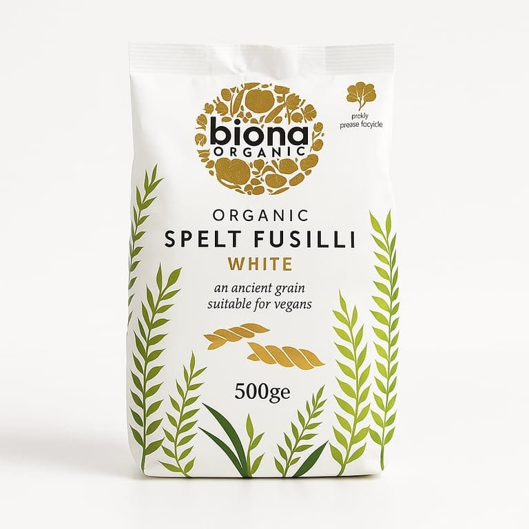 Organic Spelt White Fusilli Pasta 500g