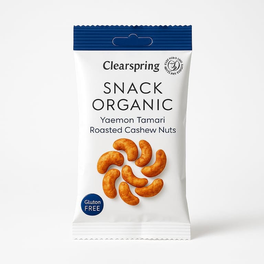 Organic Tamari roasted cashew nuts 30g