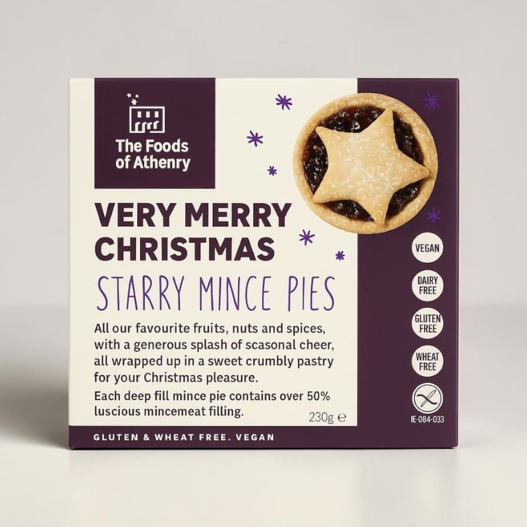 Gluten Free Mince Pies 280g by The Foods Of Athenry