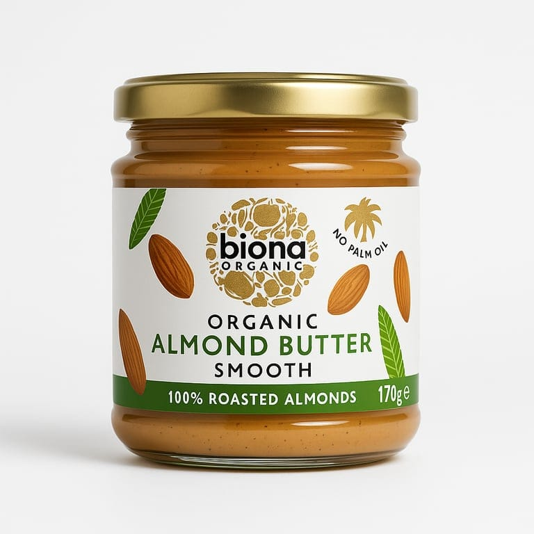 Organic Almond Butter Smooth 170g