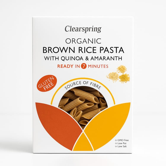 Organic Brown Rice Pasta with Quinoa & Amaranth 250g