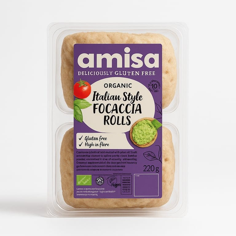 Classic Italian Style Gluten Free Bread Rolls 220g