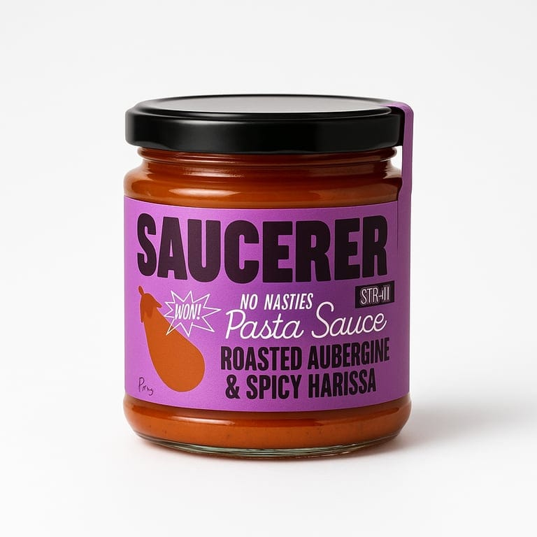 Roasted Aubergine & Spicy Harissa Stir-in Pasta Sauce 190g