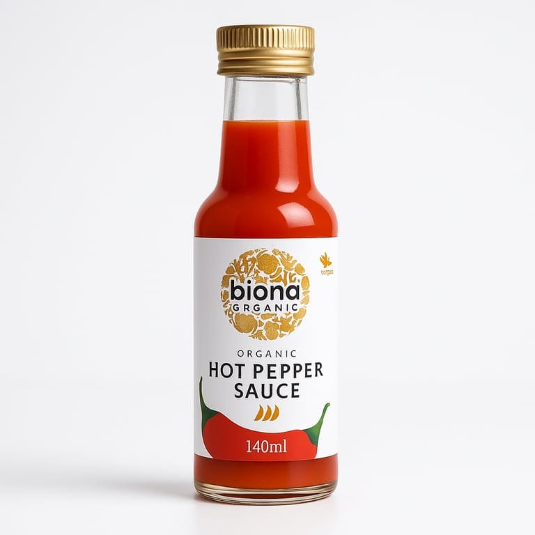 Organic Hot Pepper Sauce 140g