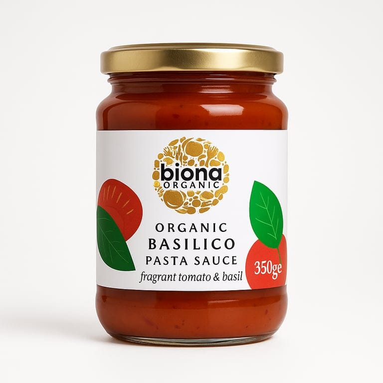 Organic Basilico - Tomato & Basil Pasta Sauce 350g