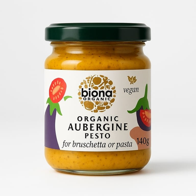 Aubergine Pesto Organic 140g