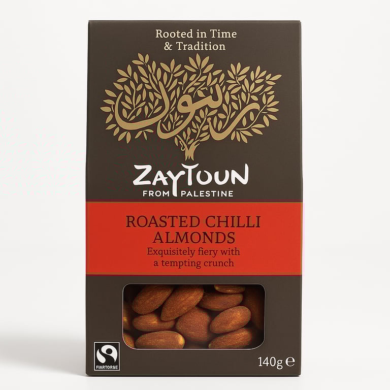 Fairtrade Chilli Almonds 140g