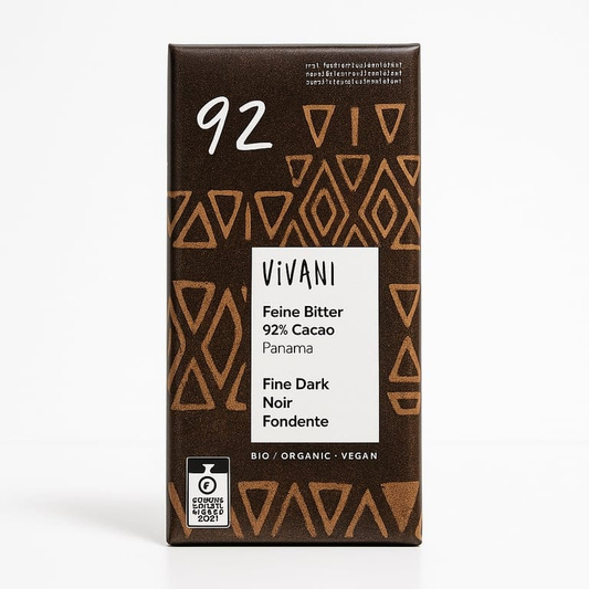 Dark 92% Chocolate Vegan Organic 80g