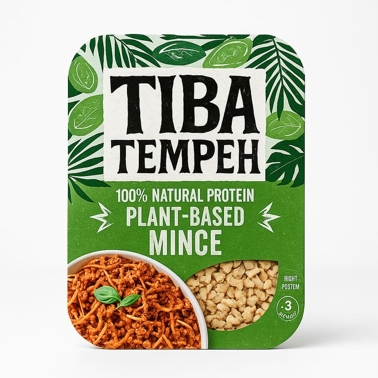 Organic Tempeh Mince 200g by Tiba Tempeh