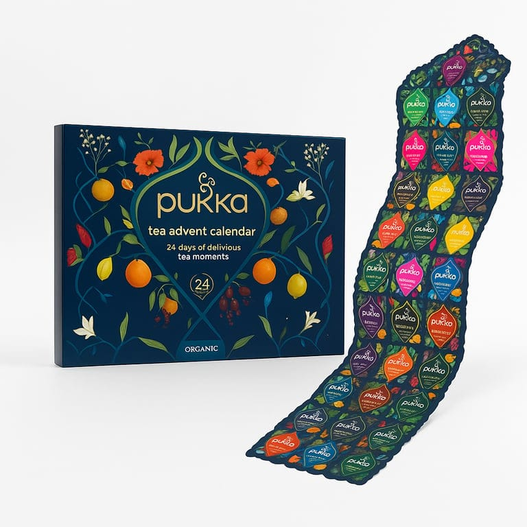 Organic Tea Advent Calendar (24 Bags) by Pukka Herbs