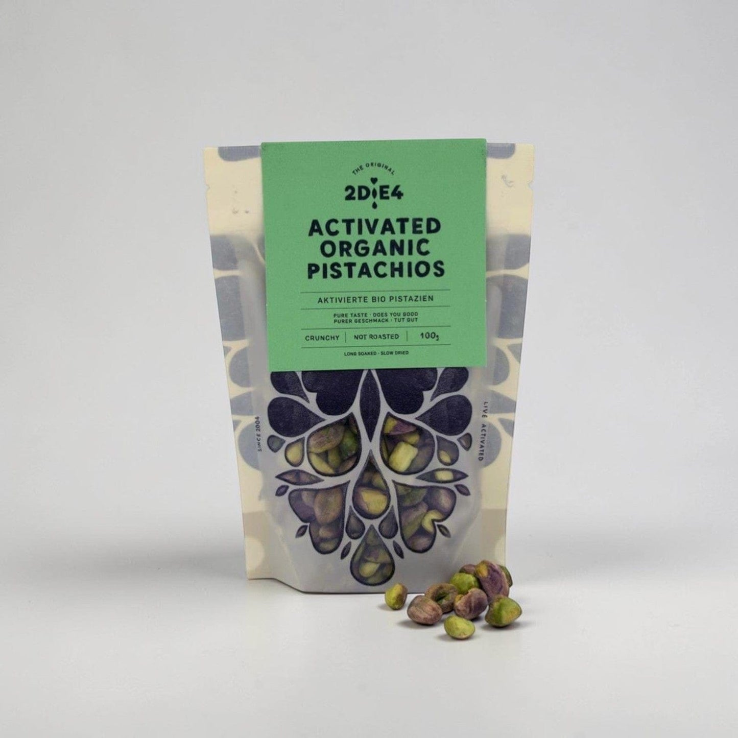 Activated Organic Pistachios 100g by 2DiE4 Live Foods